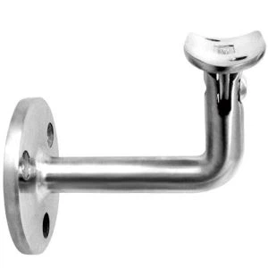 Support de garde-corps réglable en acier inoxydable